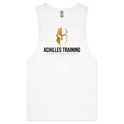 Achilles Training Muscle Tee, White Thumbnail