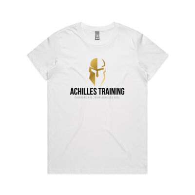 Achilles Training, Womens Tee White Thumbnail
