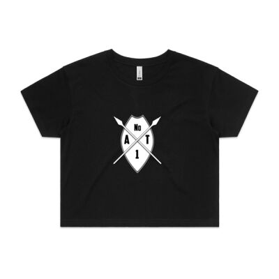 Shield and Spear, Short Sleeved Crop Thumbnail