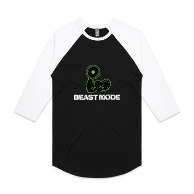 Beast Mode, 3/4 Tee Thumbnail